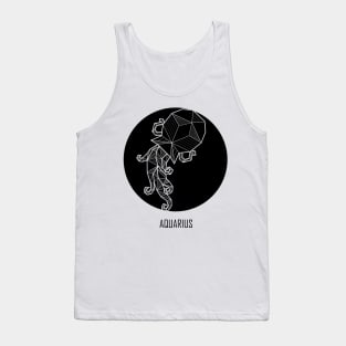 Aquarius - Geometric Astrology Tank Top